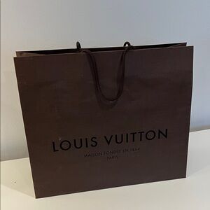 Louis Vuitton Dark Brown Tote Bag